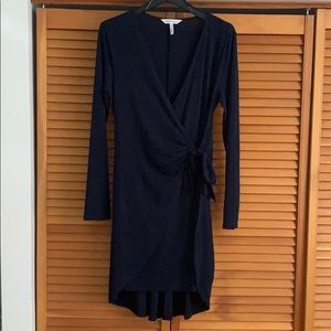 BCBGeneration Navy Wrap Dress